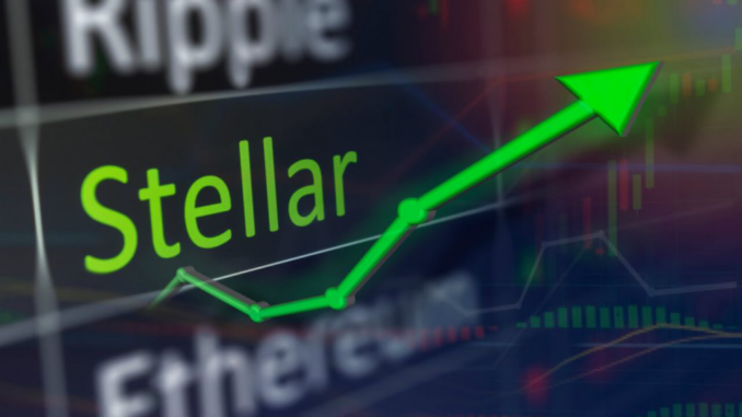 he Stellar Lumens (XLM) cryptocurrency has soared